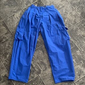 FASHION-NOVA Parachute Wide-leg High-waist Bungee Cargo Pants Y2K Rave Indie